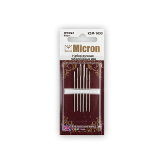 №18/22 Иглы гобеленовые "Micron" KSM-1053 (6 шт. в блистере)