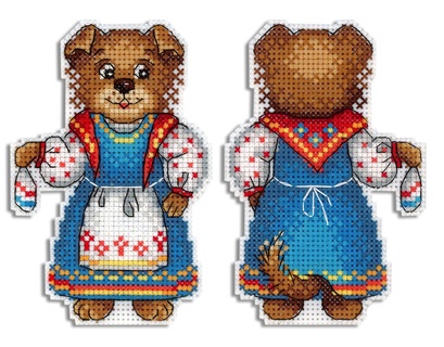 Собака Жучка (пластиковая канва)