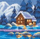 Краски лета. Ночная избушка (11*11 см)