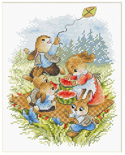 Арбузный пикник (20*16 см)